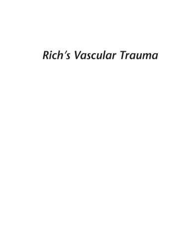 Rich's Vascular Trauma, 3e