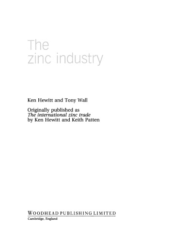 The Zinc Industry