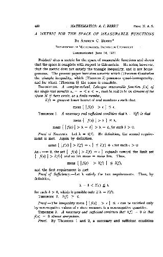 Metric for the Space of Measurable Functions