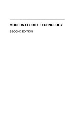 Modern Ferrite Technology