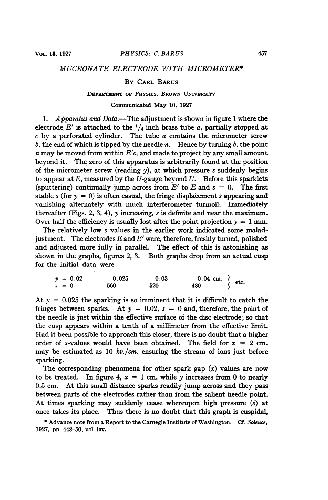 Mucronate Electrode with Micrometer