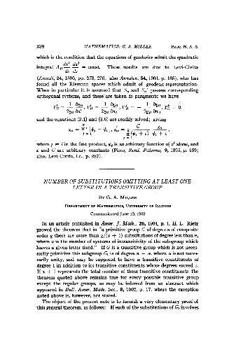 Number of Substitutions Omitting at Least one Letter in a Transitive Group