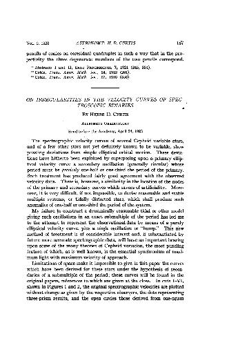 On Irregularities in the Velocity Curves of Spectroscopic Binaries