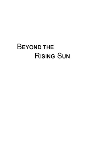 Beyond the Rising Sun: Nationalism in Contemporary Japan