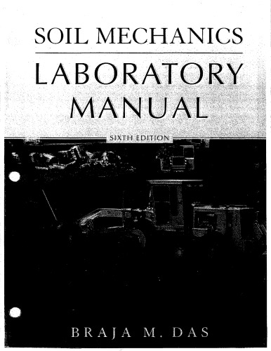 Soil Mechanics Laboratory Manual