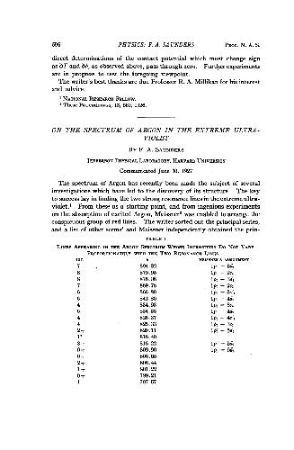 On the Spectrum of Argon in the Extreme Ultra-Violet