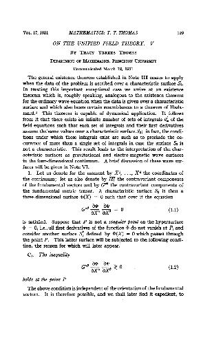 On the Unifield Field Theory V