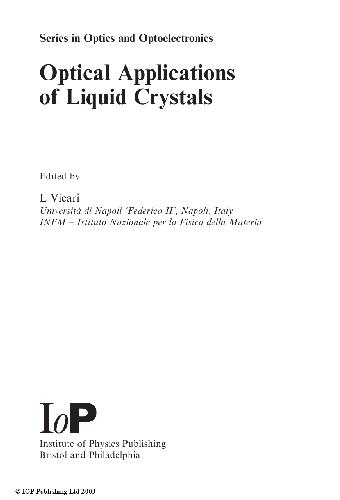 Optical Applications of Liquid Crystals