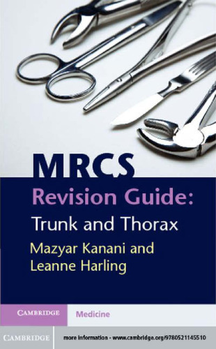 MRCS Revision Guide: Trunk and Thorax