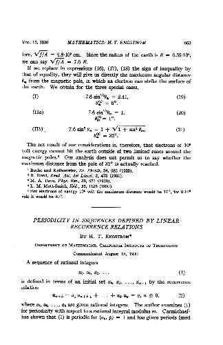 Periodicity in Sequences Defined by Linear Recurrence Relations