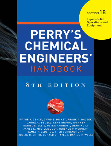 Perry's chemical Engineer's handbook, Section 18