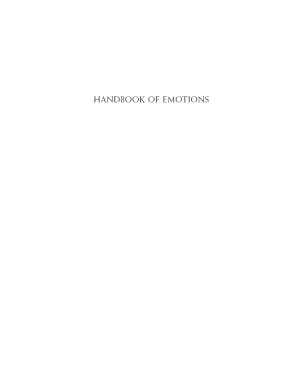 Handbook of Emotions, Third Edition