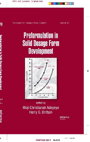 Preformulation in Solid Dosage Form Development