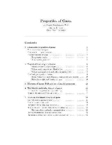 Properties of Gases