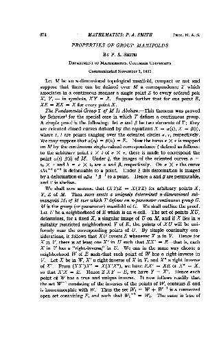 Properties of Group Manifolds