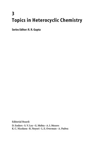 QSAR andMolecular Modeling Studies in Heterocyclic Drugs I