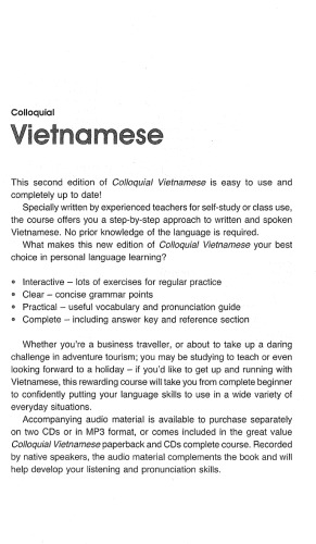 Colloquial Vietnamese: The Complete Course for Beginners