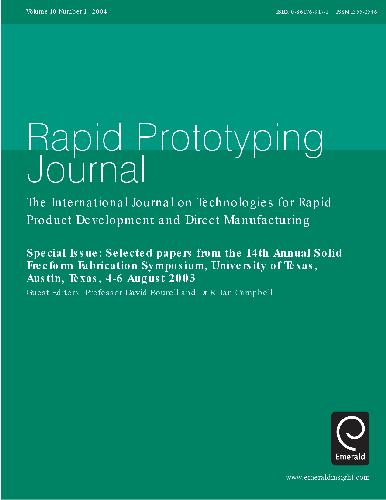 [Journal] Rapid Prototyping Journal. Volume 10. Number 1