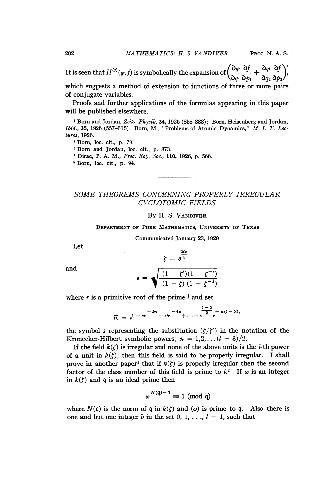 Some theorems concerning properly irregular cyclomatic fields