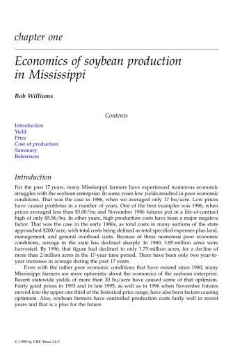 Soybean Production in the Midsouth