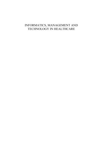 Informatics, management and technology in healthcare