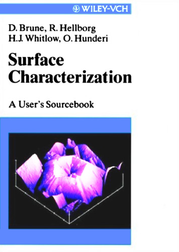 Surface Characterization: A User's Sourcebook