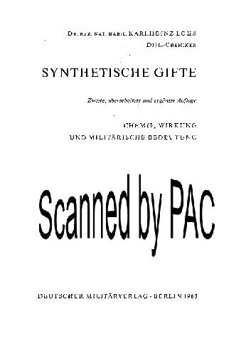 Synthetische Gifte