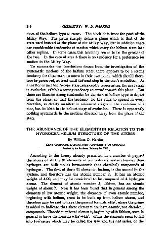 The Abundance of the Elements in Relation to the Hydrogen-Helium Structure of the Atoms