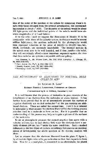 The Attachment of Electrons to Neutral Molecules in Air