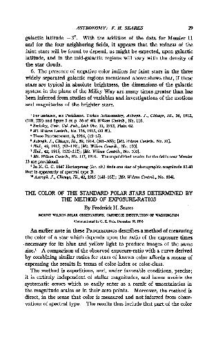 The Color of the Standard Polor Stars Determined by the Method of Exposure-Ratios