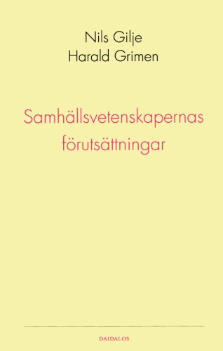 Samhällsvetenskapernas förutsättningar