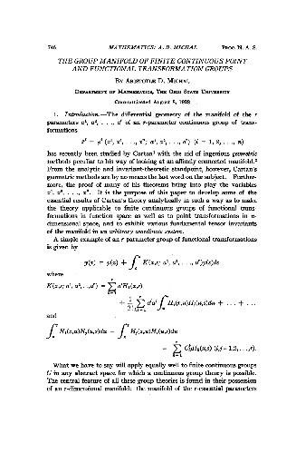 The Group Manifold of Finite Continuous Point and Functional Transformation Groups