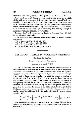 The Magnetic Dipole in Undulatory Mechanics