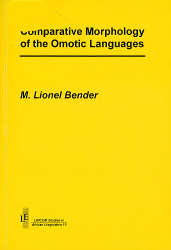 Comparative morphology of the Omotic languages