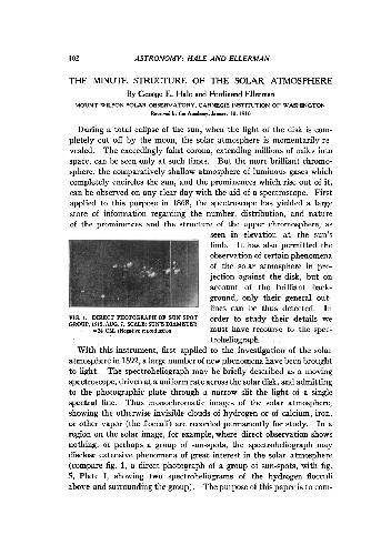 The Minute Structure of the Solar Atmosphere