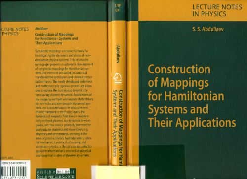 Construction of Mappings for Hamiltonian Systems and Their Applications