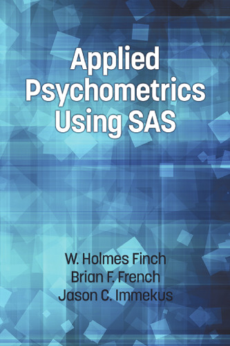 Applied Psychometrics using SAS