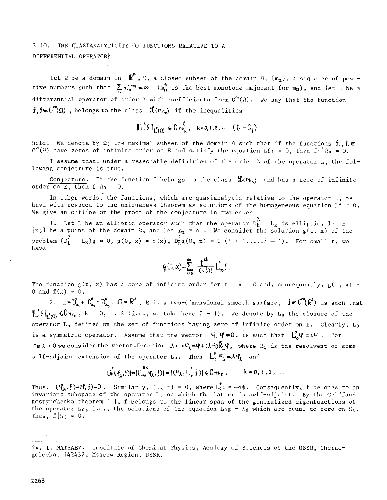 The quasianalyticity of functions relative to a differential operator