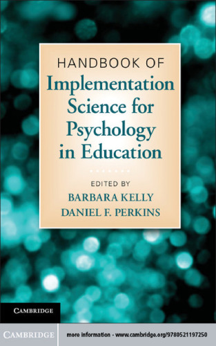 Handbook of Implementation Science for Psychology in Education