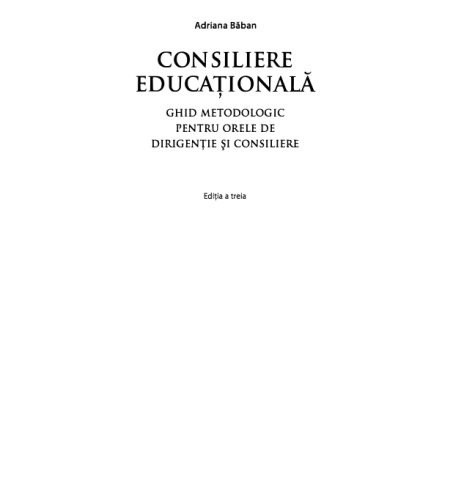 Consiliere educationala