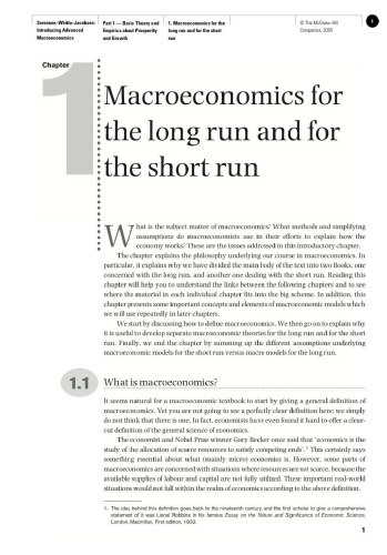 Introducing advanced macroeconomics: growth and business cycles