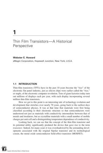 Thin-Film Transistors