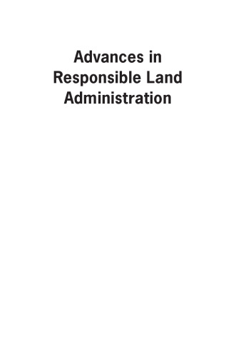 Advances in responsible land administration