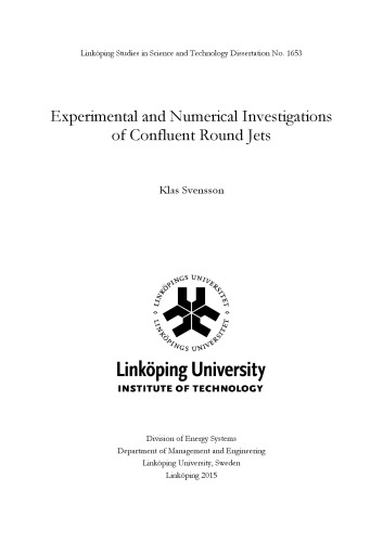 Experimental and numerical investigations of confluent round jets