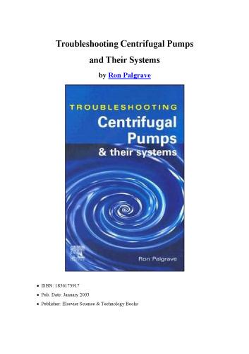 Troubleshooting Centrifugal Pumps and Their Systems