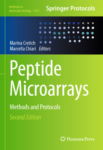 Peptide Microarrays: Methods and Protocols