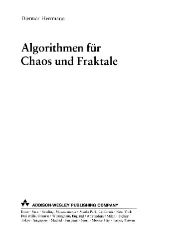 Algorithmen fuer Chaos und Fraktale