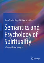 Semantics and Psychology of Spirituality: A Cross-Cultural Analysis