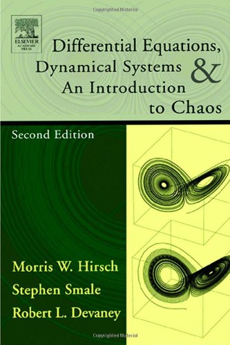 Differential equations, dynamical systems, and an introduction to chaos