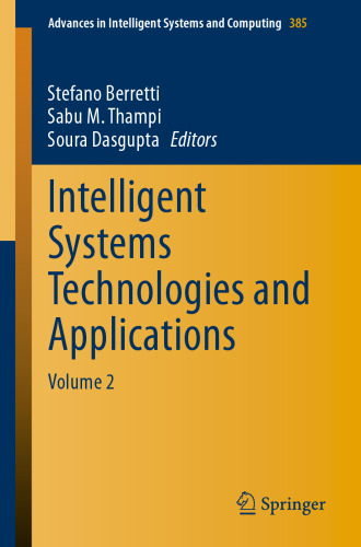 Intelligent Systems Technologies and Applications: Volume 2